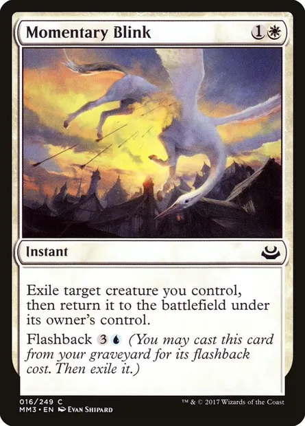 Momentary Blink, Magic card MM3 16 — Modern Masters 2017 set