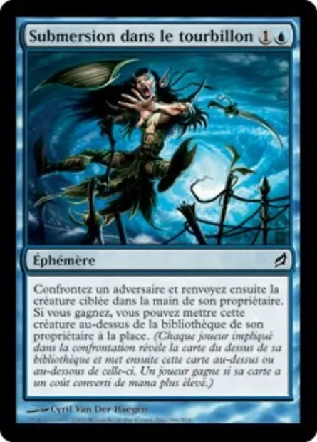Submersion dans le tourbillon, carte Magic LRW 96 — extension Lorwyn