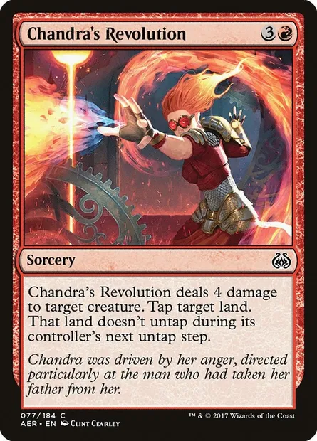 Chandra's Revolution, Magic card AER 77 — Aether Revolt set