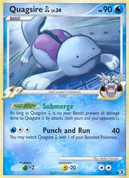 Quagsire GL, Pokémon card RR 76 — Rising Rivals set