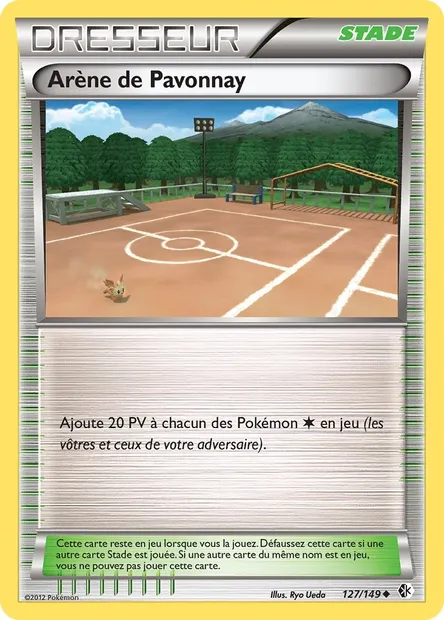 Arène de Pavonnay, carte Pokémon BCR 127 — extension Frontières Franchies