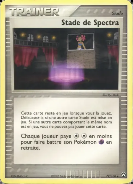 Stade de Spectra, carte Pokémon PK 79 — extension EX Gardiens du Pouvoir