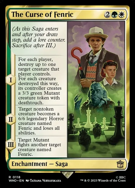 The Curse of Fenric, Magic card WHO 118 — Doctor Who set