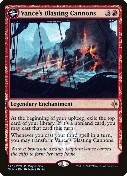 Vance's Blasting Cannons // Spitfire Bastion, Magic card PXTC 173 — XLN Treasure Chest set