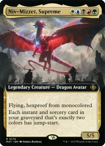 Niv-Mizzet, Supreme, Magic card MAT 175 — March of the Machine: The Aftermath set