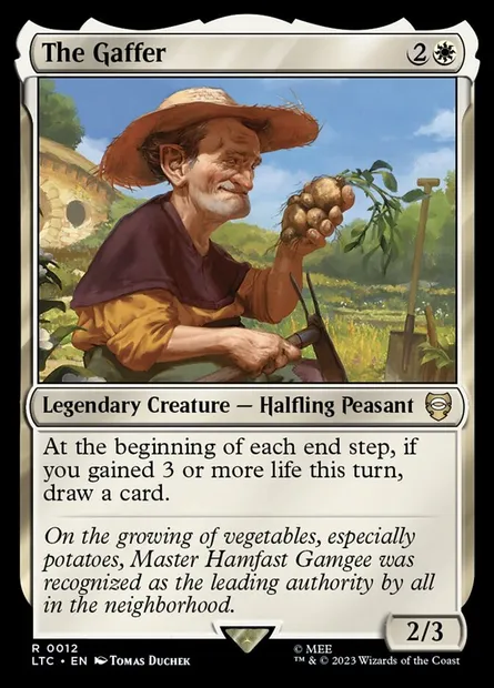 The Gaffer, Magic card LTC 12 — Tales of Middle-earth Commander set