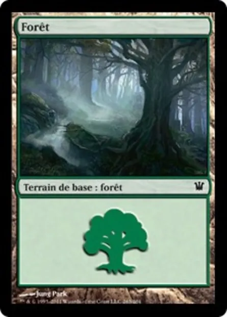 Forêt, carte Magic ISD 263 — extension Innistrad