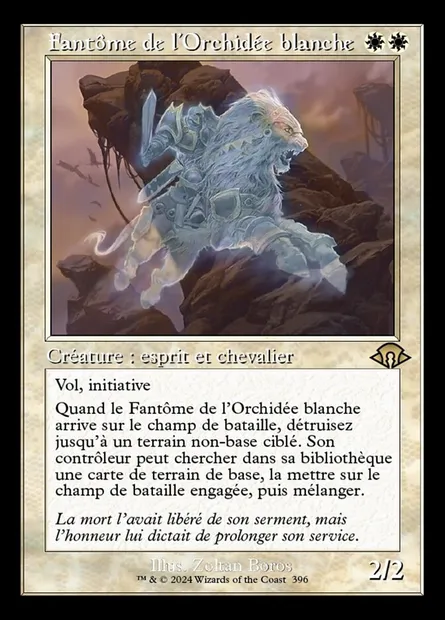 Fantôme de l'Orchidée blanche, carte Magic MH3 396 — extension Modern Horizons 3