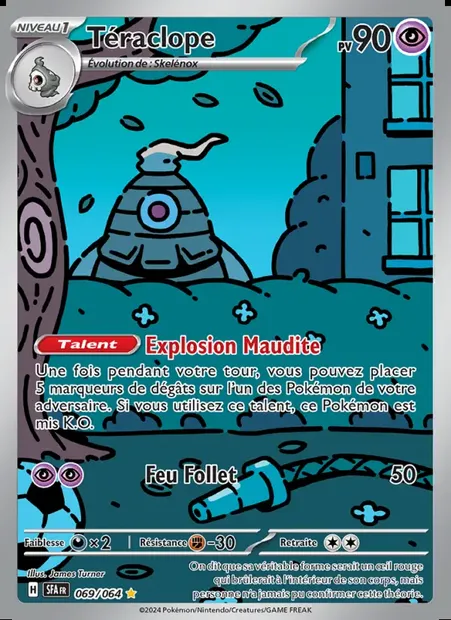 Téraclope, carte Pokémon SFA 069 — extension Fable Nébuleuse