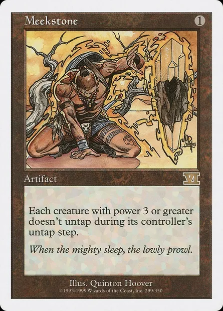 Meekstone, Magic card 6ED 299 — Classic Sixth Edition set