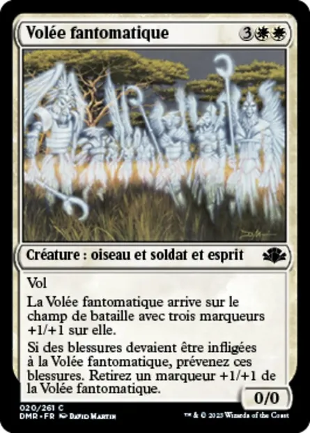 Volée fantomatique, carte Magic DMR 20 — extension Dominaria Remastered