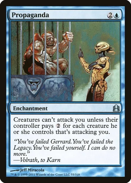 Propaganda, Magic card CMD 55 — Commander 2011 set