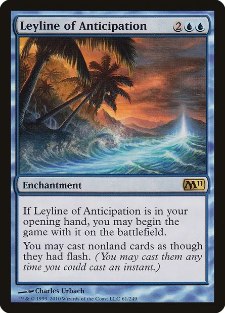 Leyline of Anticipation, Magic card M11 61 — Magic 2011 set