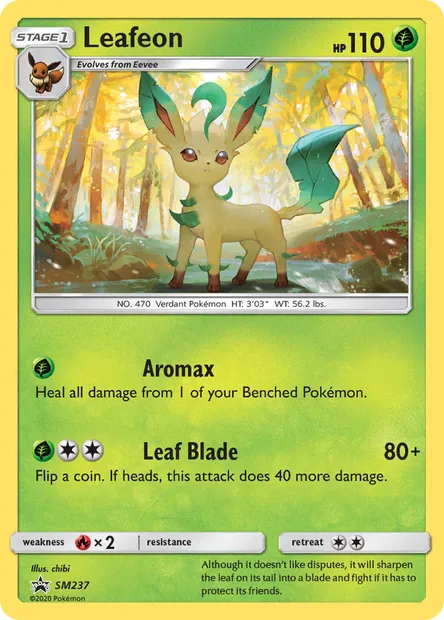 Phyllali, carte Pokémon SM 237 — extension Promo SM