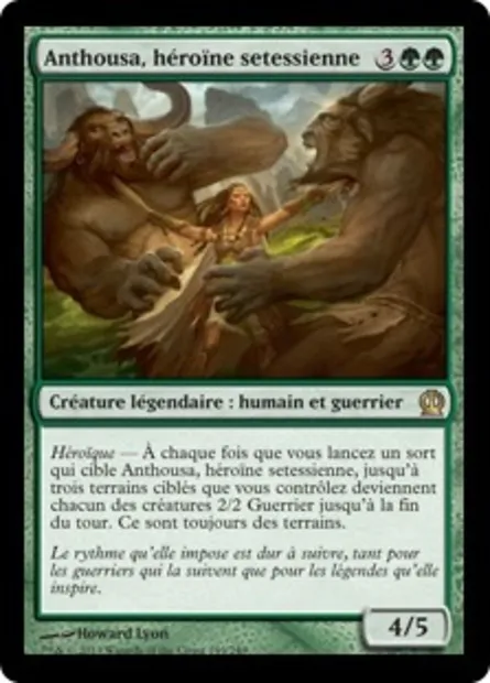Anthousa, héroïne setessienne, carte Magic THS 149 — extension Theros