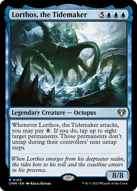 Lorthos, the Tidemaker, Magic card CMM 103 — Commander Masters set