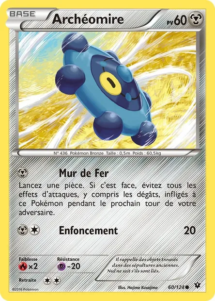 Archéomire, carte Pokémon FCO 60 — extension Impact des Destins