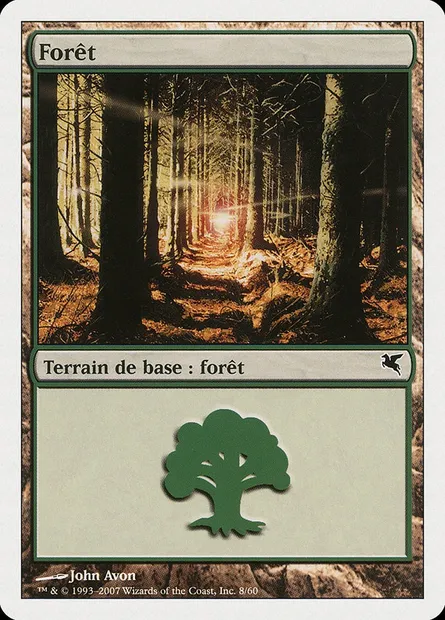 Forêt, carte Magic PSAL B8 — extension Salvat 2005