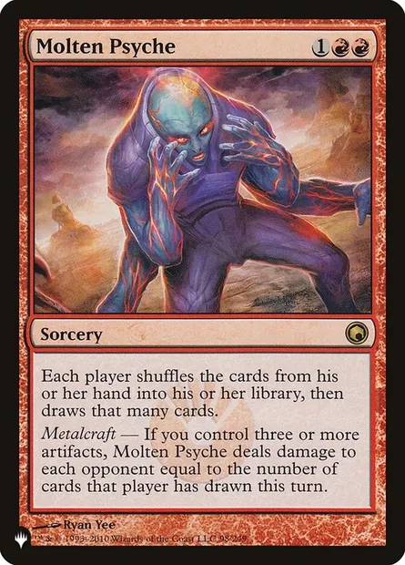 Molten Psyche, Magic card PLST SOM-98 — The List set