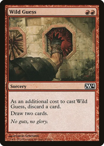 Wild Guess, Magic card M14 161 — Magic 2014 set