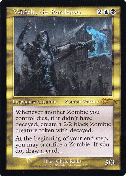 Wilhelt, the Rotcleaver, Magic card SLD 862 — Secret Lair Drop set