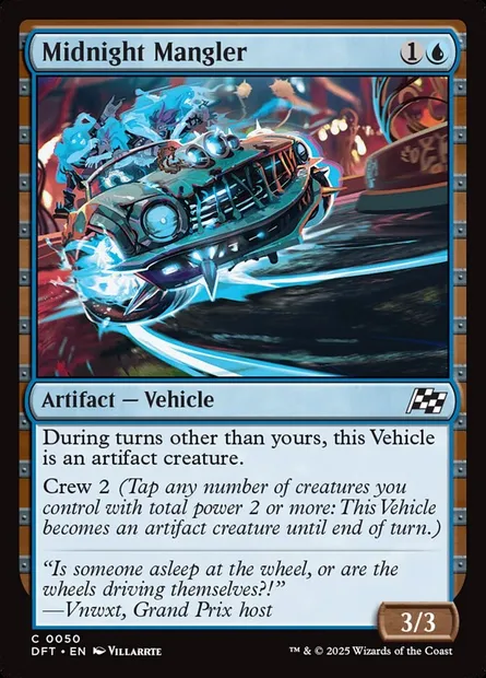 Midnight Mangler, Magic card DFT 50 — Aetherdrift set