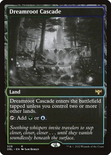 Dreamroot Cascade, Magic card DBL 529 — Innistrad: Double Feature set