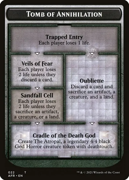Tomb of Annihilation, carte Magic OAFR 22 — extension Forgotten Realms Oversized Cards