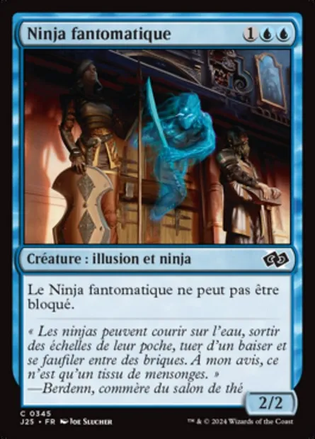 Ninja fantomatique, carte Magic J25 345 — extension Foundations Jumpstart