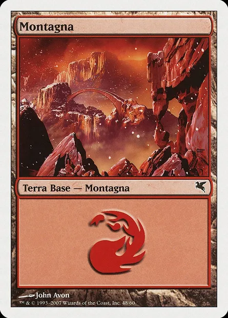 Montagne, carte Magic PSAL K48 — extension Salvat 2005
