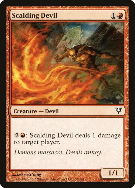 Scalding Devil, Magic card AVR 155 — Avacyn Restored set