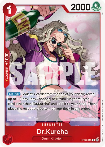 Dr.Kureha, carte One Piece OP08-015 — extension TWO LEGENDS