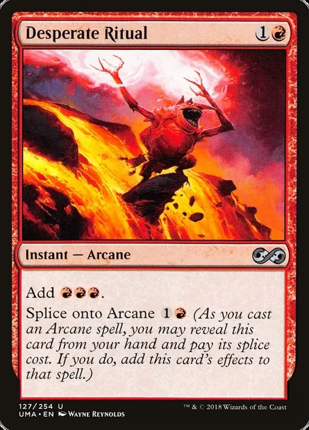 Desperate Ritual, Magic card UMA 127 — Ultimate Masters set