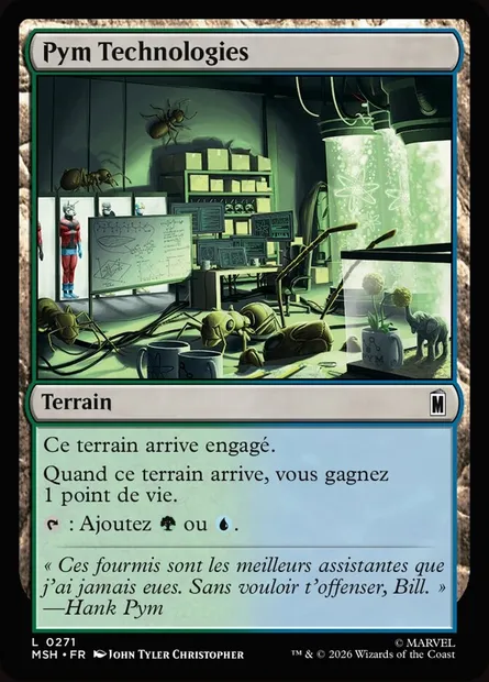 Pym Technologies, carte Magic MSH 271 — extension Marvel Super Heroes