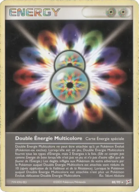 Double Énergie Multicolore, carte Pokémon MA 88 — extension EX Team Magma vs Team Aqua