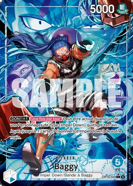Baggy, carte One Piece OP16-041 — extension L'HEURE DE LA BATAILLE DÉCISIVE