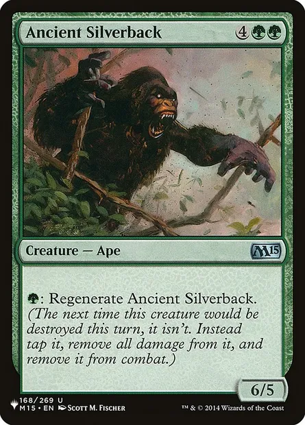 Ancient Silverback, Magic card PLST M15-168 — The List set