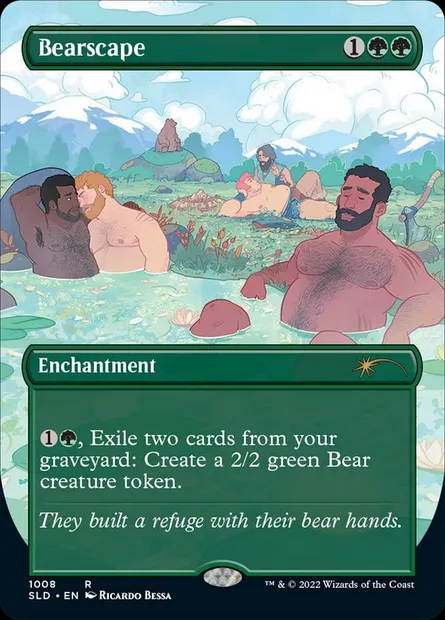 Bearscape, Magic card SLD 1008 — Secret Lair Drop set