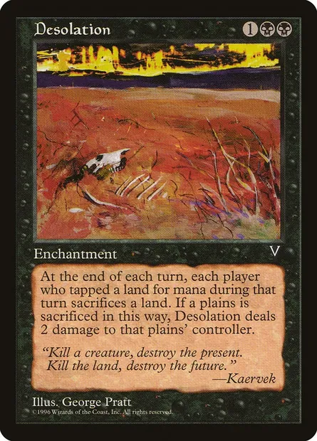 Desolation, Magic card VIS 58 — Visions set