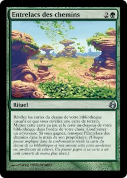 Entrelacs des chemins, carte Magic MOR 133 — extension Leveciel
