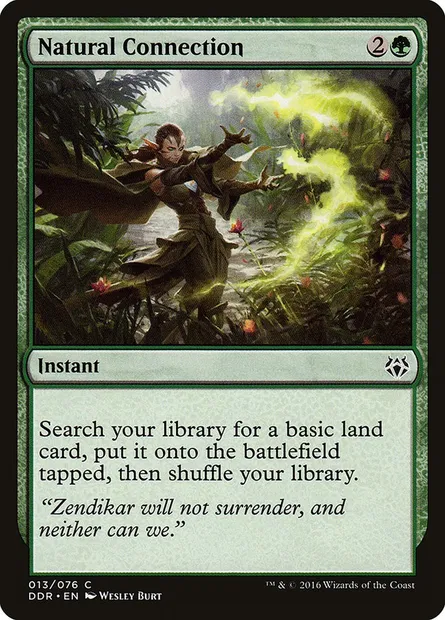 Natural Connection, Magic card DDR 13 — Duel Decks: Nissa vs. Ob Nixilis set