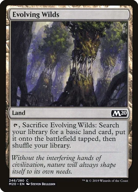 Evolving Wilds, Magic card M20 246 — Core Set 2020 set