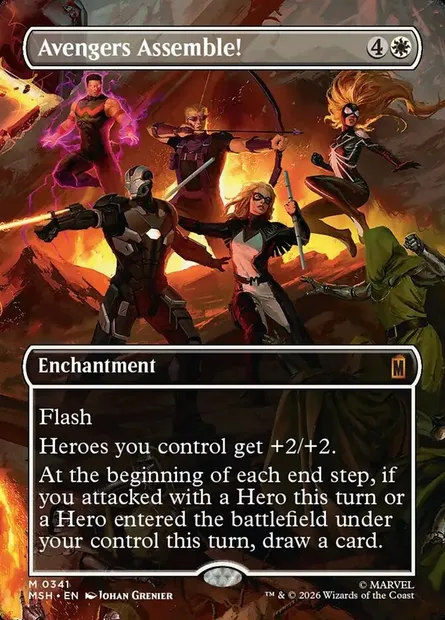 Avengers Assemble!, Magic card MSH 341 — Marvel Super Heroes set