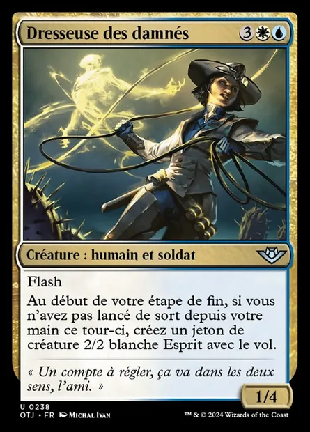 Dresseuse des damnés, carte Magic OTJ 238 — extension Outlaws of Thunder Junction