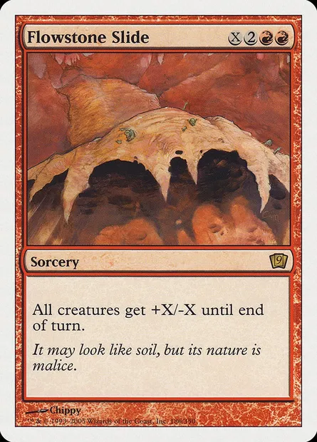Flowstone Slide, Magic card 9ED 186 — Ninth Edition set