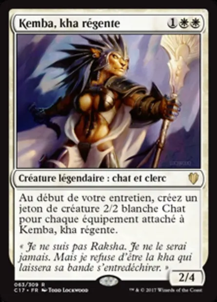 Kemba, kha régente, carte Magic C17 63 — extension Commander 2017