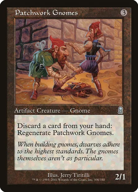Patchwork Gnomes, Magic card ODY 306 — Odyssey set