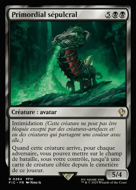 Primordial sépulcral, carte Magic FIC 284 — extension Final Fantasy Commander
