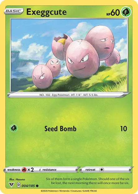 Exeggcute, Pokémon card VIV 4 — Vivid Voltage set