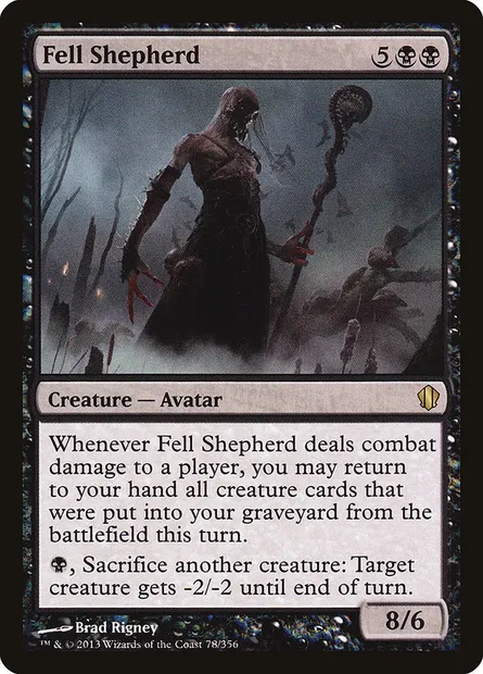 Fell Shepherd, Magic card C13 78 — Commander 2013 set